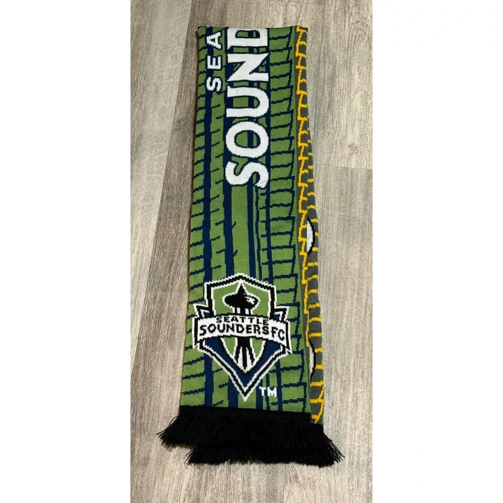 Seattle Sounders FC Scarf Continental Tire MLS Soccer Football Fan‎